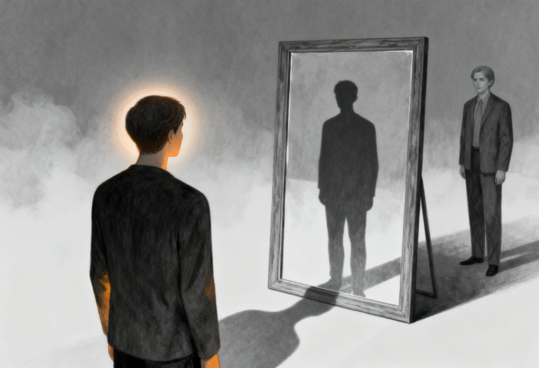 Projection mirror psychology